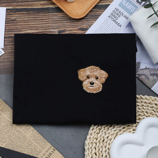 Embrome-pet photo custom embroidered appare