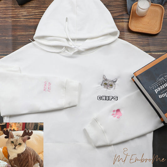 Embrome-Custom pet embroidered clothing, unique gifts with your cat's photo