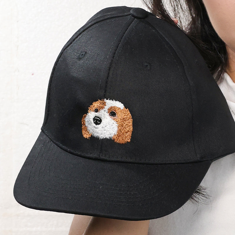 Custom Pet Embroidery Hat | Stitch Your Pet's Photo + Name + Date | Unique Keepsake Gift
