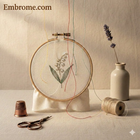 With Needle as Brush, Embroidering Love into Eternity