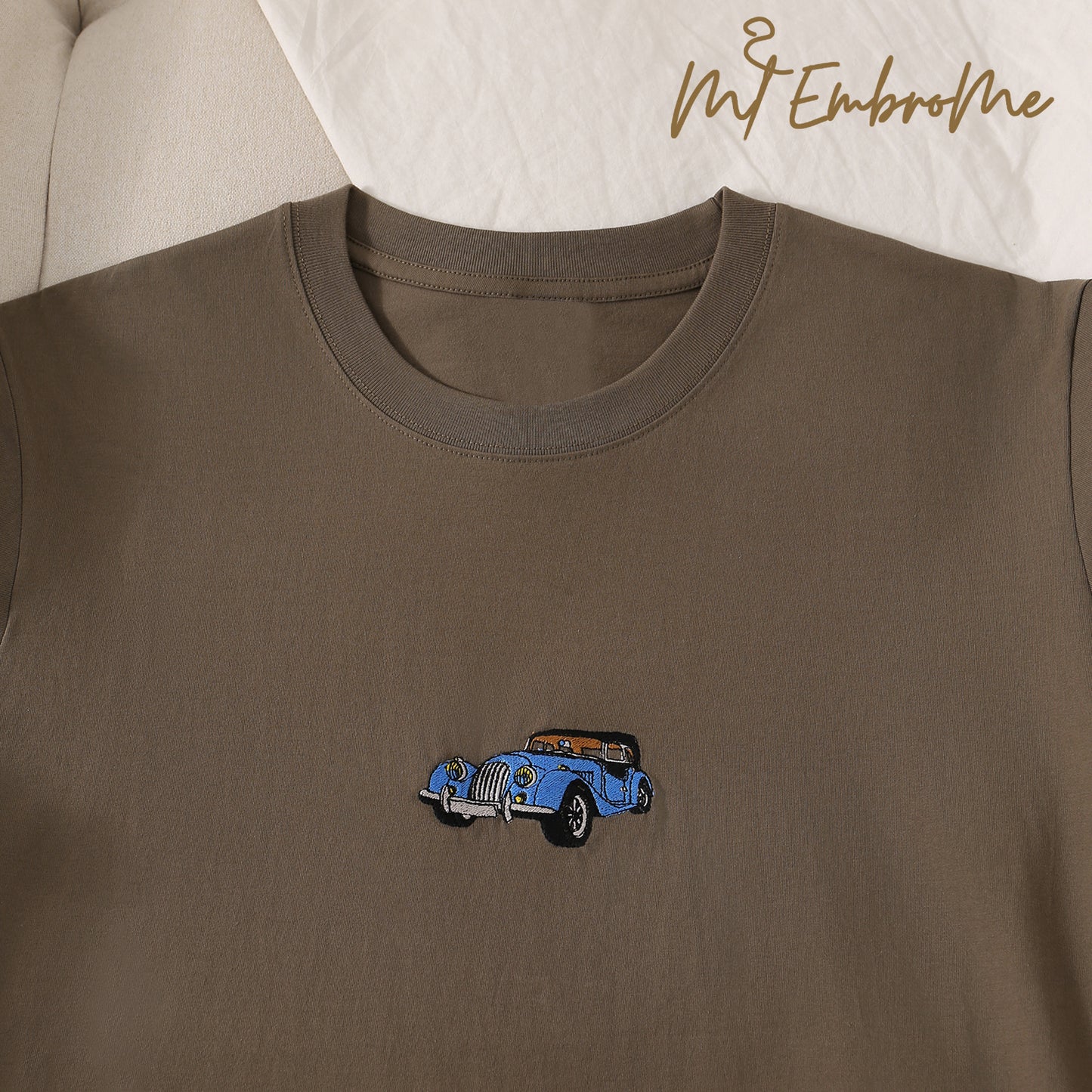 Custom Embroidered Car Hoodie, T-shirt, Sweatshirt, Personalized Car Gifts for Him