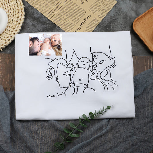 Bestickte Kleidung mit individuellem Muster, einzigartige Geschenke mit Ihrem besonderen Design