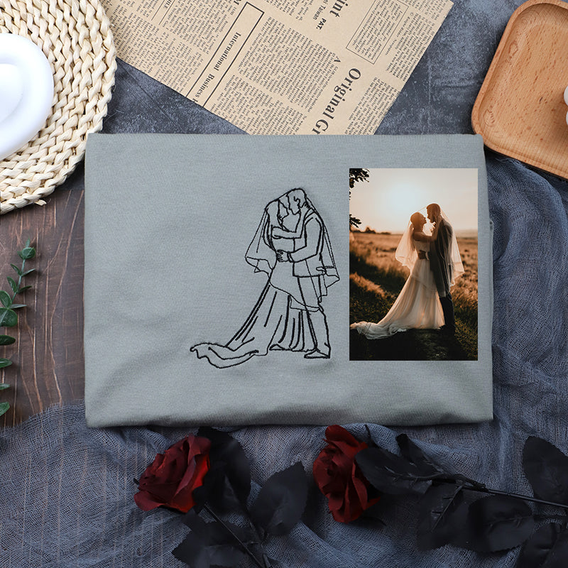 Bestickte Kleidung mit individuellem Muster, einzigartige Geschenke mit Ihrem besonderen Design