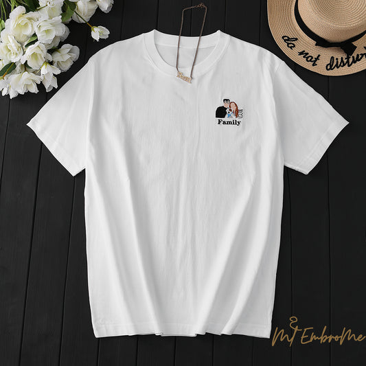 Family and friends embroidered clothing, unique gifts